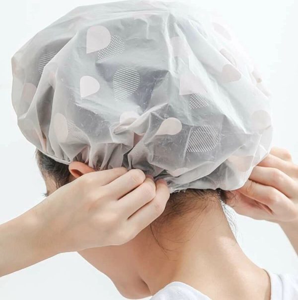 غطاء الشعر البلاستيك للاستحمام